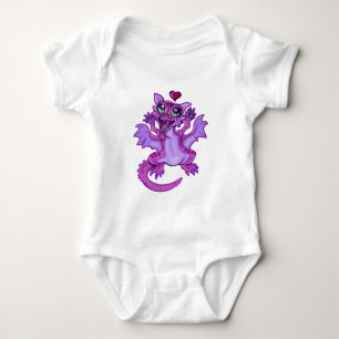 Bodykostdräkt baby Dragon Kärlek Baby T Shirt