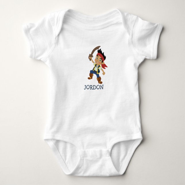 Bodykostdräkt pirat Party Baby T Shirt (Framsida)