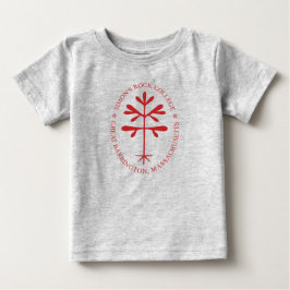 Bodykosten baby/Småbarn eller Tee, Red Solid Sapli T Shirt