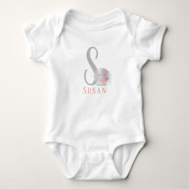 Bodykosten personlig Brev och Namn Baby T Shirt