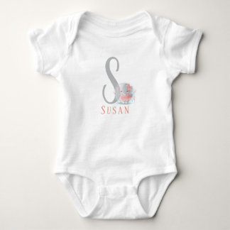 Bodykosten personlig Brev och Namn Baby T Shirt