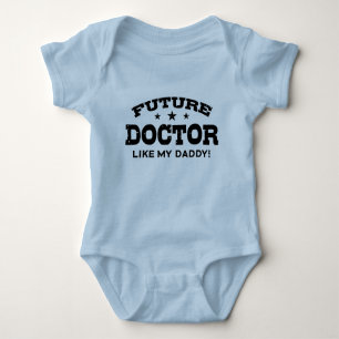 Bodykostydräkt för framtida Doktor Baby T Shirt