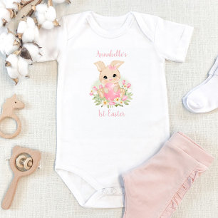 Bodykostym för första Påsk-Personlig vid Baby T Shirt