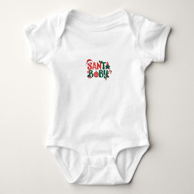 Bodykostym - Santa Baby T Shirt (Framsida)