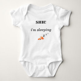 Bodykostym - SHH jag sover zzz Baby Fox T Shirt