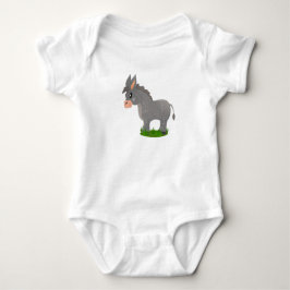 Bodykostym - utskriven med en charmerande donkey-d t shirt