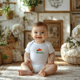 Bodykostymer av vildblommor, rödvallmo, söt namn B T Shirt