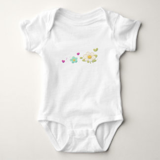Bodysuit Cute Flower T Shirt