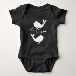 Bodysuit för baby för Belugavalvits T Shirt