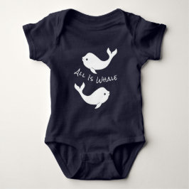 Bodysuit för baby för Belugavalvits T Shirt