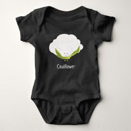 Bodysuit för baby för blomkåltecken | t shirt