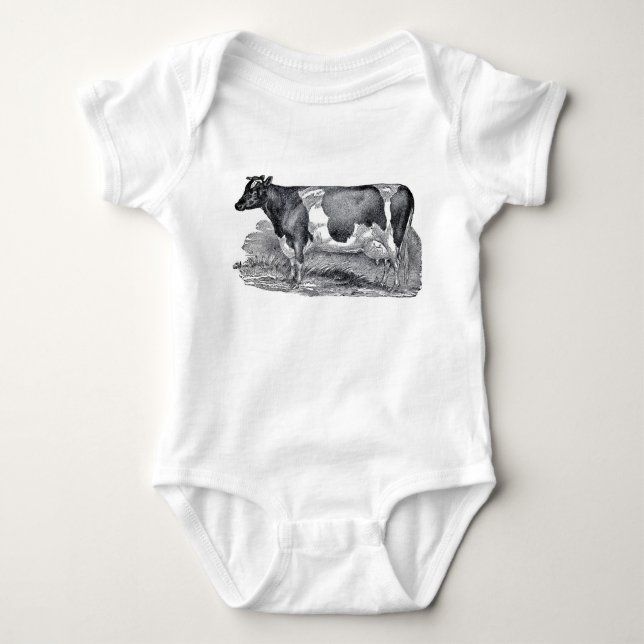 Bodysuit för baby för vintagelantbrukarhemko tröja (Framsida)