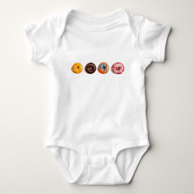 Bodysuit för babymunktryck tee (Framsida)