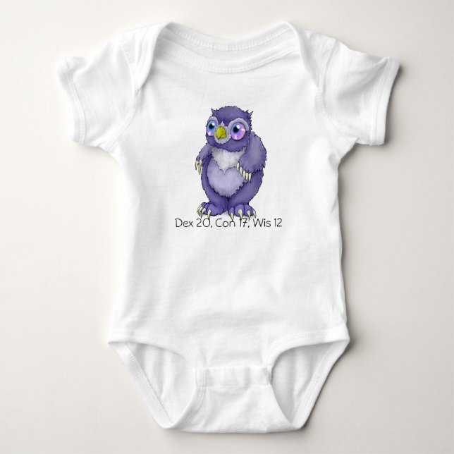 Bodysuit för babyOwlbear spädbarn Tee Shirt (Framsida)