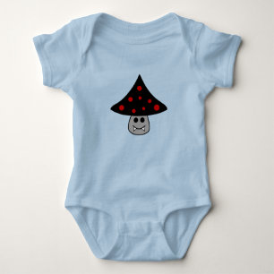 Bodysuit för champinjonvampyrbaby t-shirt