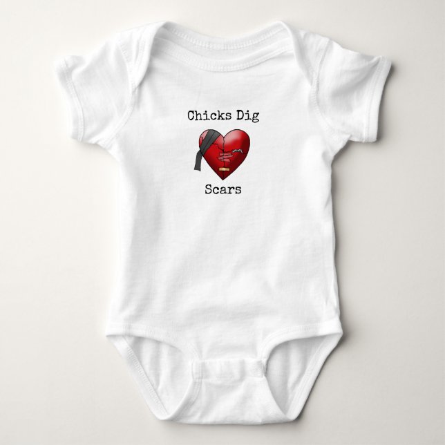 Bodysuit "för chickpikärr" tröja (Framsida)