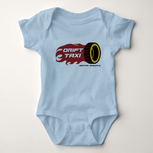 Bodysuit för drivataxibaby tee shirt (Framsida)