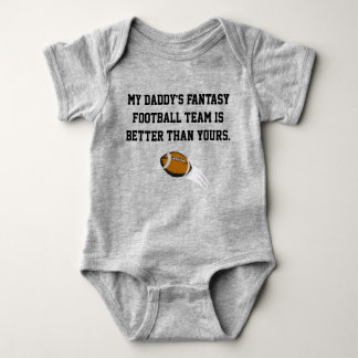 Bodysuit för fantasifotbollbaby t-shirt