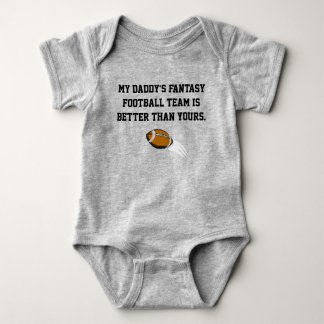 Bodysuit för fantasifotbollbaby tröja