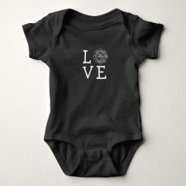 Bodysuit för fotboll för brandmanKÄRLEKbaby Tee