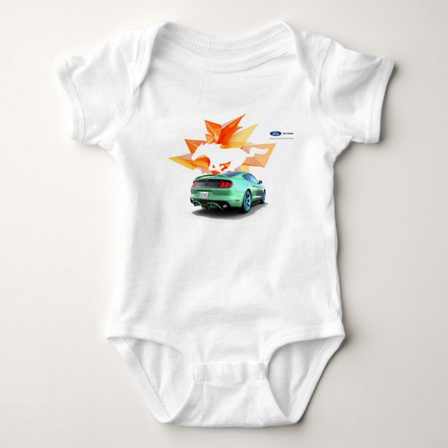 Bodysuit för MustangCustomizerbaby Tee (Framsida)
