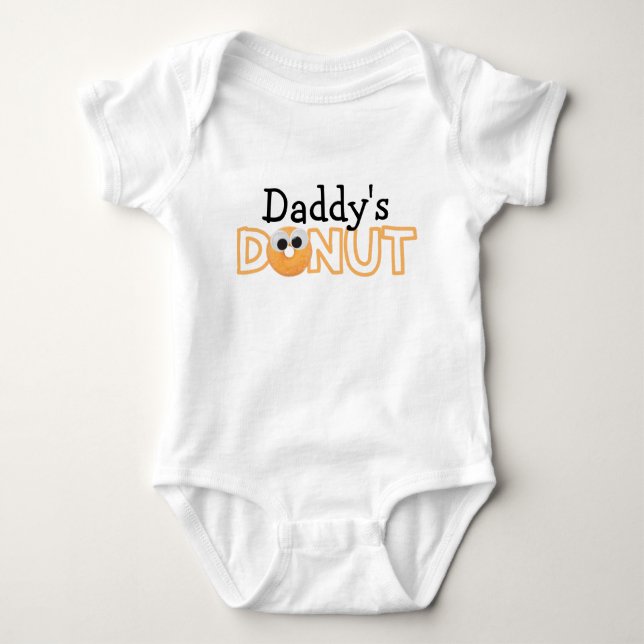 Bodysuit för pappormunkbaby t shirt (Framsida)