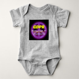 Bodysuit för Paxspiration GDPR babyfotboll Tee Shirt