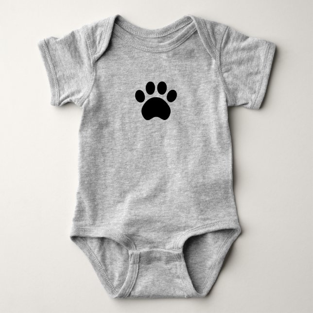 Bodysuit för tasstryckbaby tee (Framsida)