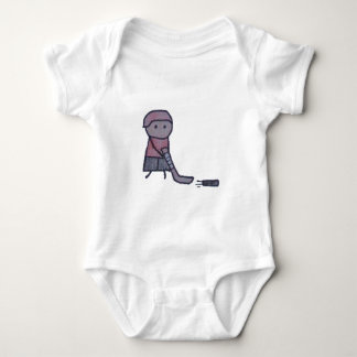 Bodysuit för ungehockeybebis tee shirt