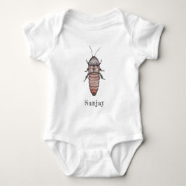 Bodysuit för väsningkackerlackababy t shirt