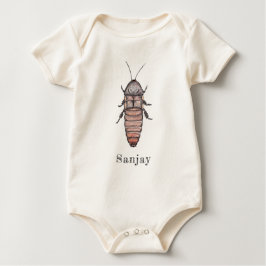 Bodysuit för väsningkackerlackababy t shirt