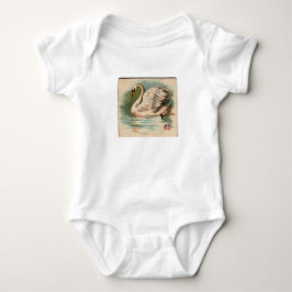 Bodysuit för Victoriansvanbaby Tröja
