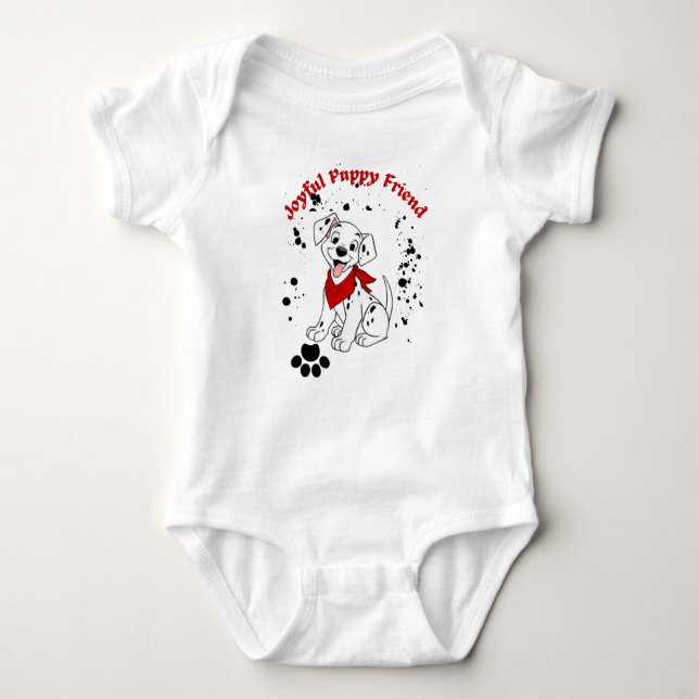 Bodysuite Playful Puppy Delight. T Shirt (Framsida)