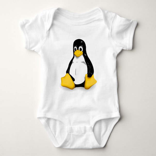 Bodysuits för LinuxTuxbaby Tröja (Framsida)