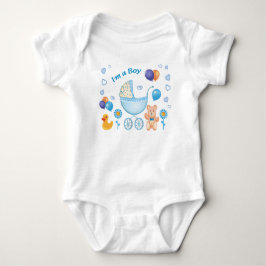 "Bodysuits helkropps för pojkar" "Söt baby pojke b T Shirt