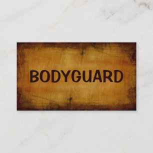 Bodywatch Antique-Affärskort Visitkort