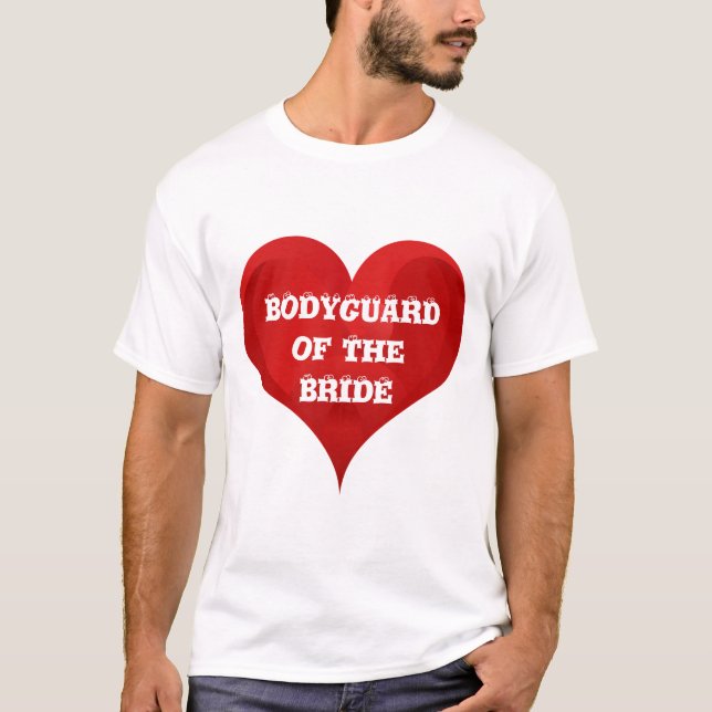 Bodywatch The Bride Funny Heart Bröllop Möhippa Tee (Framsida)