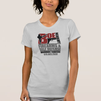 Boe akademidamer beklär logotypen tee shirt