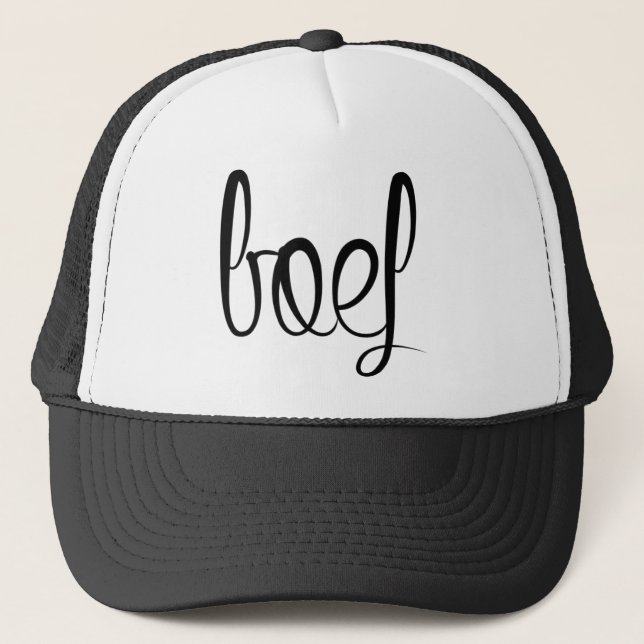 Boef trucker cap truckerkeps (Framsida)