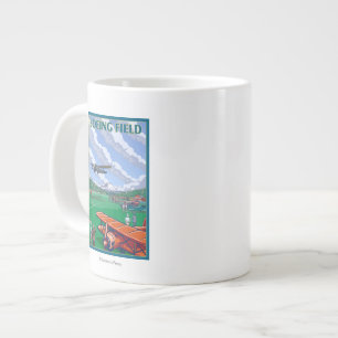 Boeing Field Vintage Resemalmanacka Jumbo Mugg