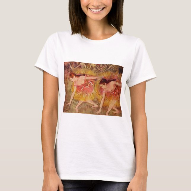 Boende Dancers - Edgar Degas - 1885 T Shirt (Framsida)