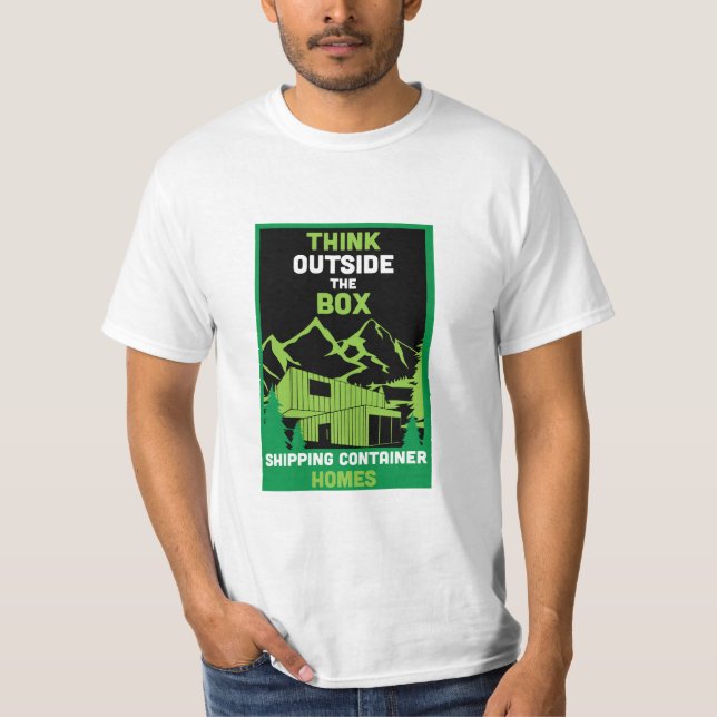Boende i fraktcontainrar t shirt (Framsida)