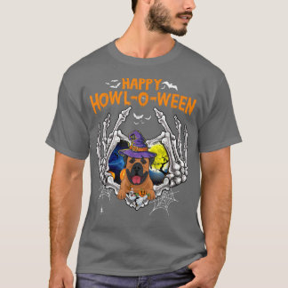 Boer Boel Skeleton Heart Lycklig HowlOeen Costume T Shirt