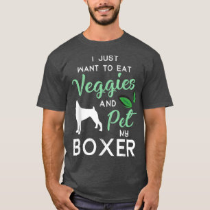 Boer Funny Vegan Hund älskare Owner Julafton Birth T Shirt