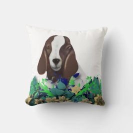 Boer Goat Painting Herd Namn Goat Pillow Kudde