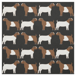 Boer Goats on Black Tyg
