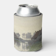 Boer Homes på morgonen vid vatten