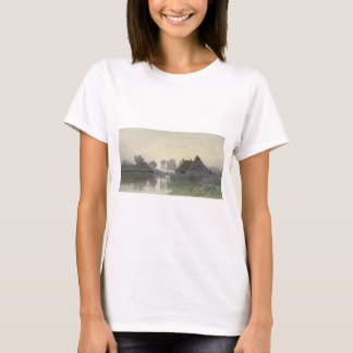 Boer Homes på morgonen vid vatten T Shirt