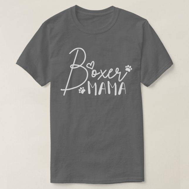 Boer Mama Dog Mom  T Shirt (Design framsida)