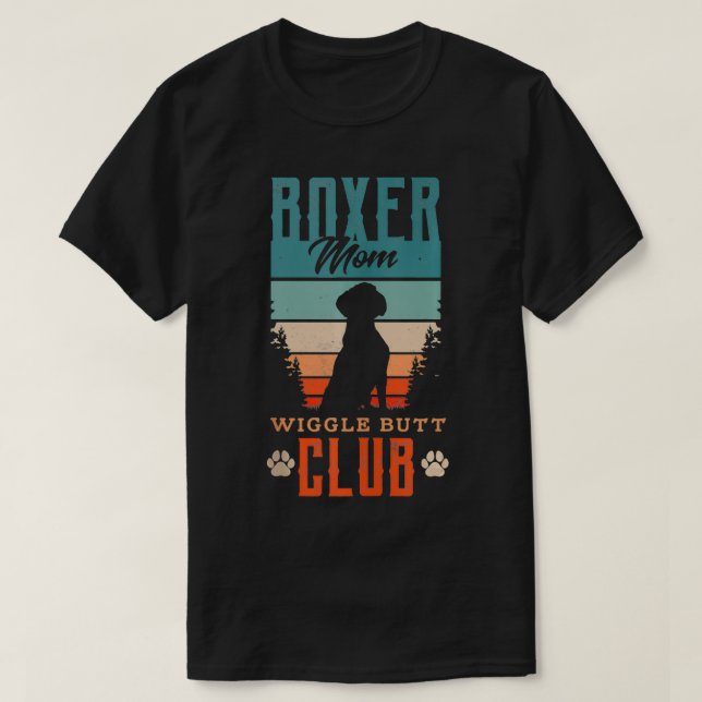 Boer mamma-klubb för en Boer Älskare Hund T Shirt (Design framsida)